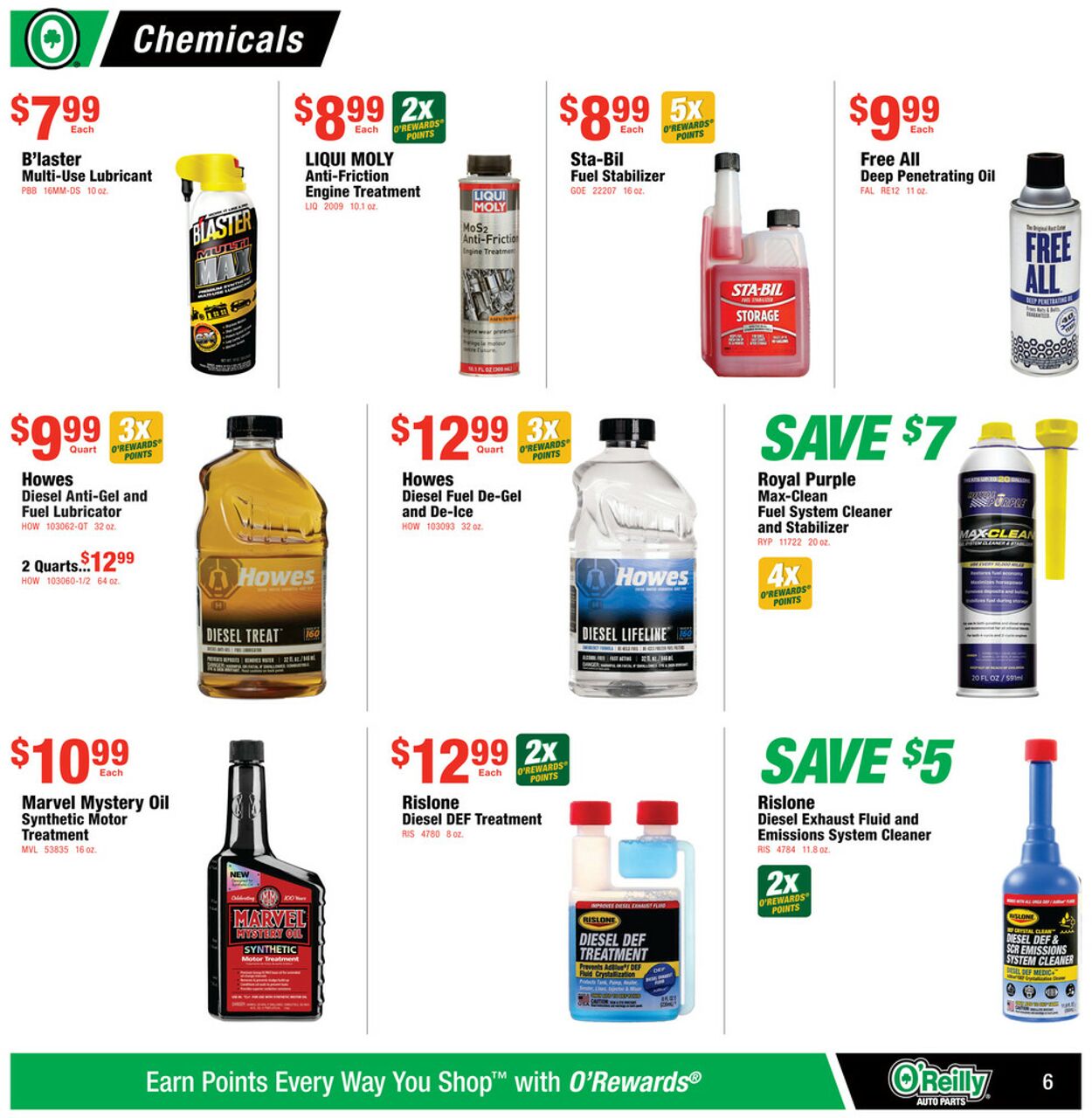 Catalogue O'Reilly Auto Parts from 10/29/2025