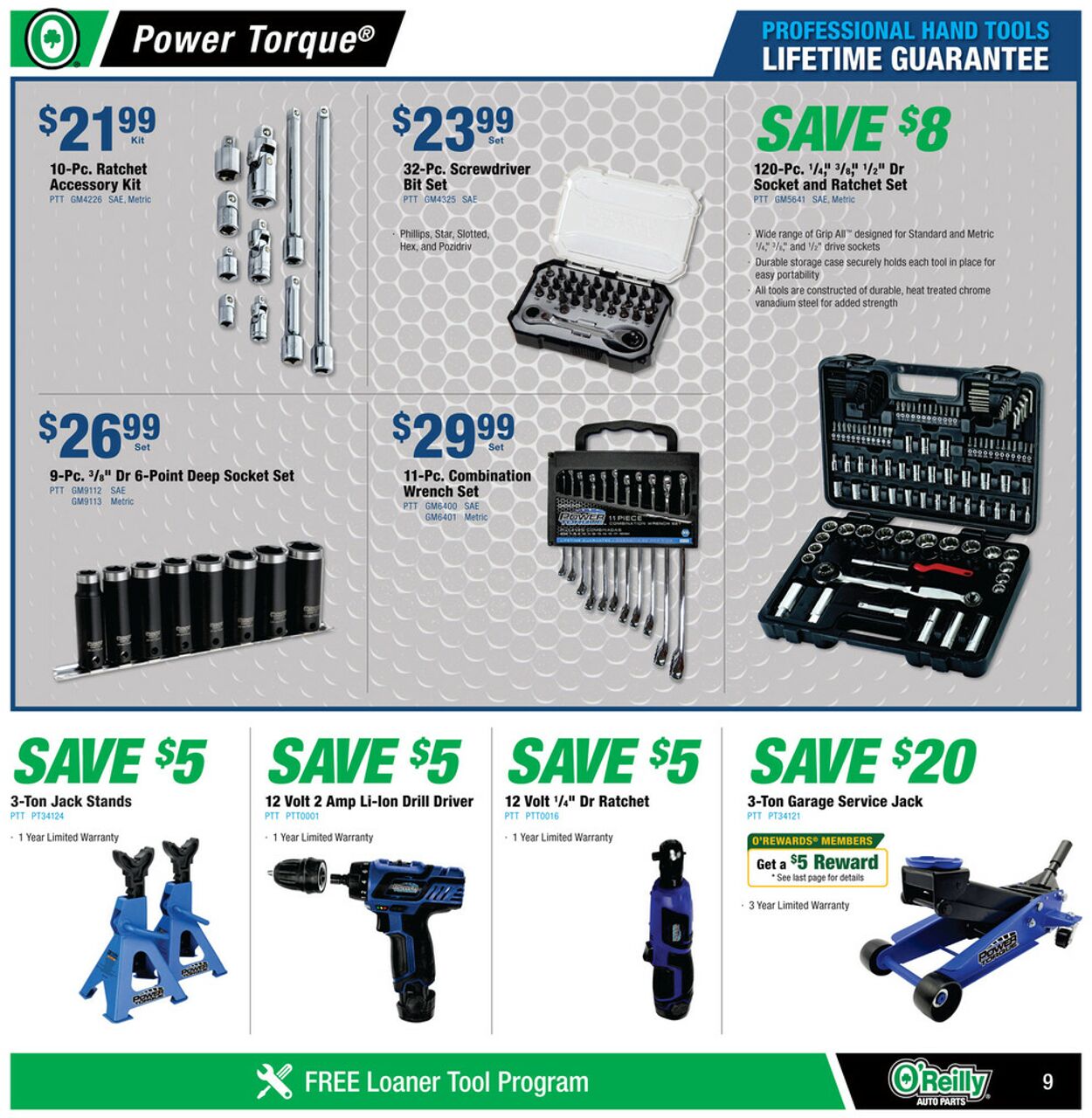 Catalogue O'Reilly Auto Parts from 10/29/2025