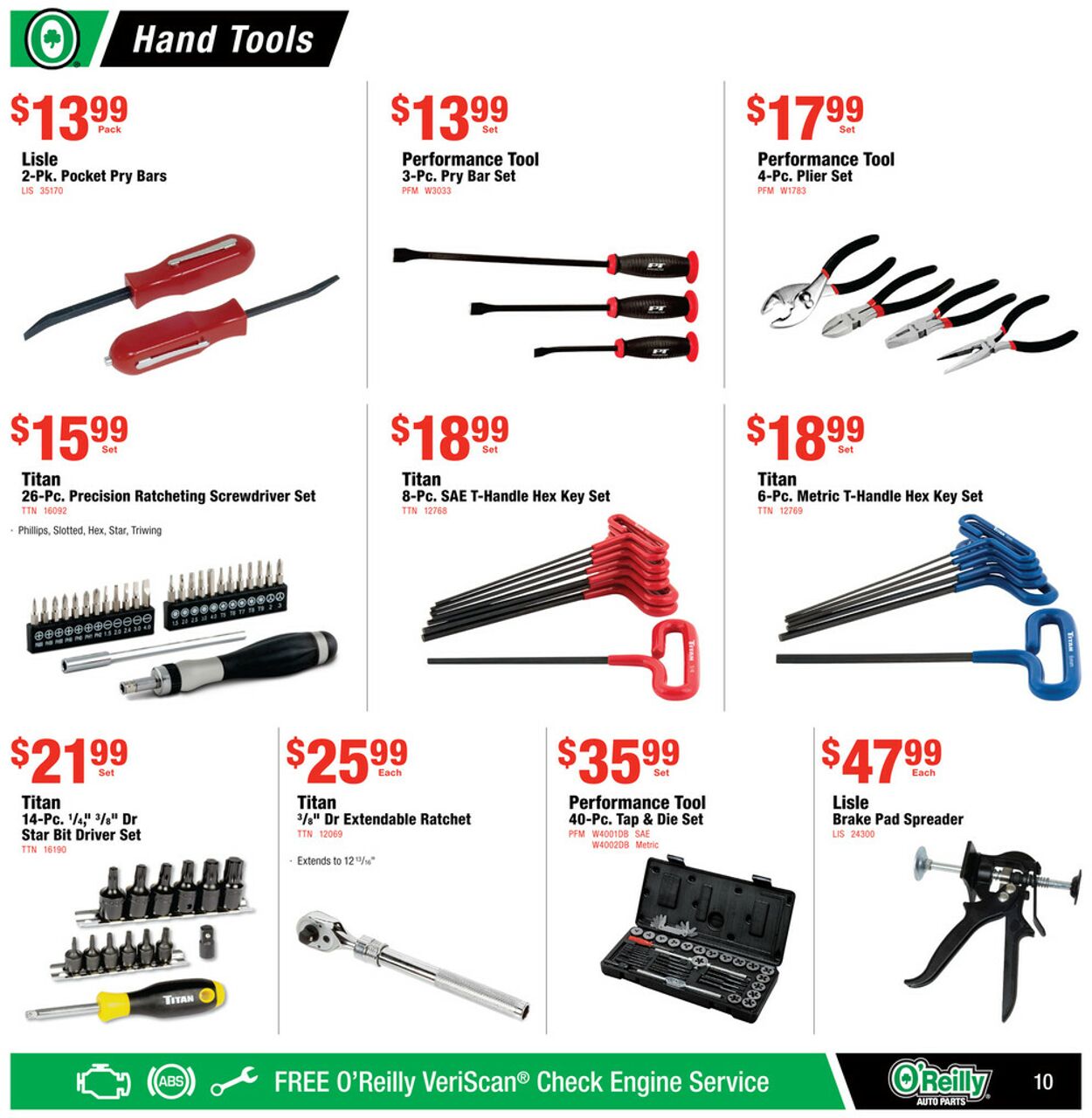 Catalogue O'Reilly Auto Parts from 10/29/2025
