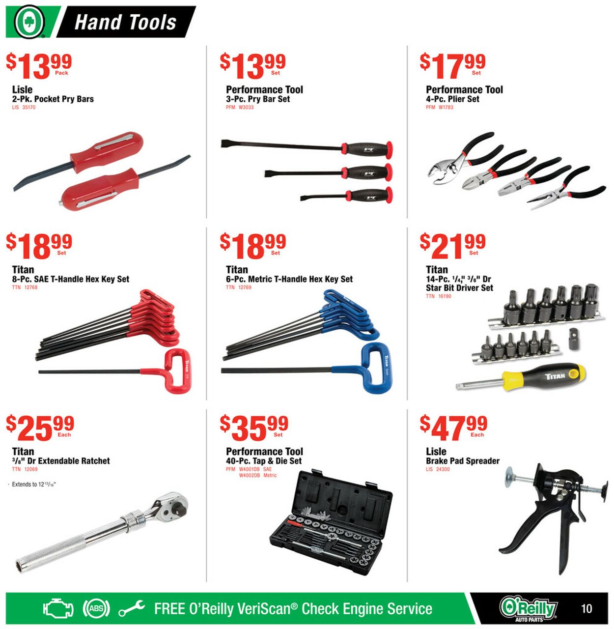 Catalogue O'Reilly Auto Parts from 10/29/2025
