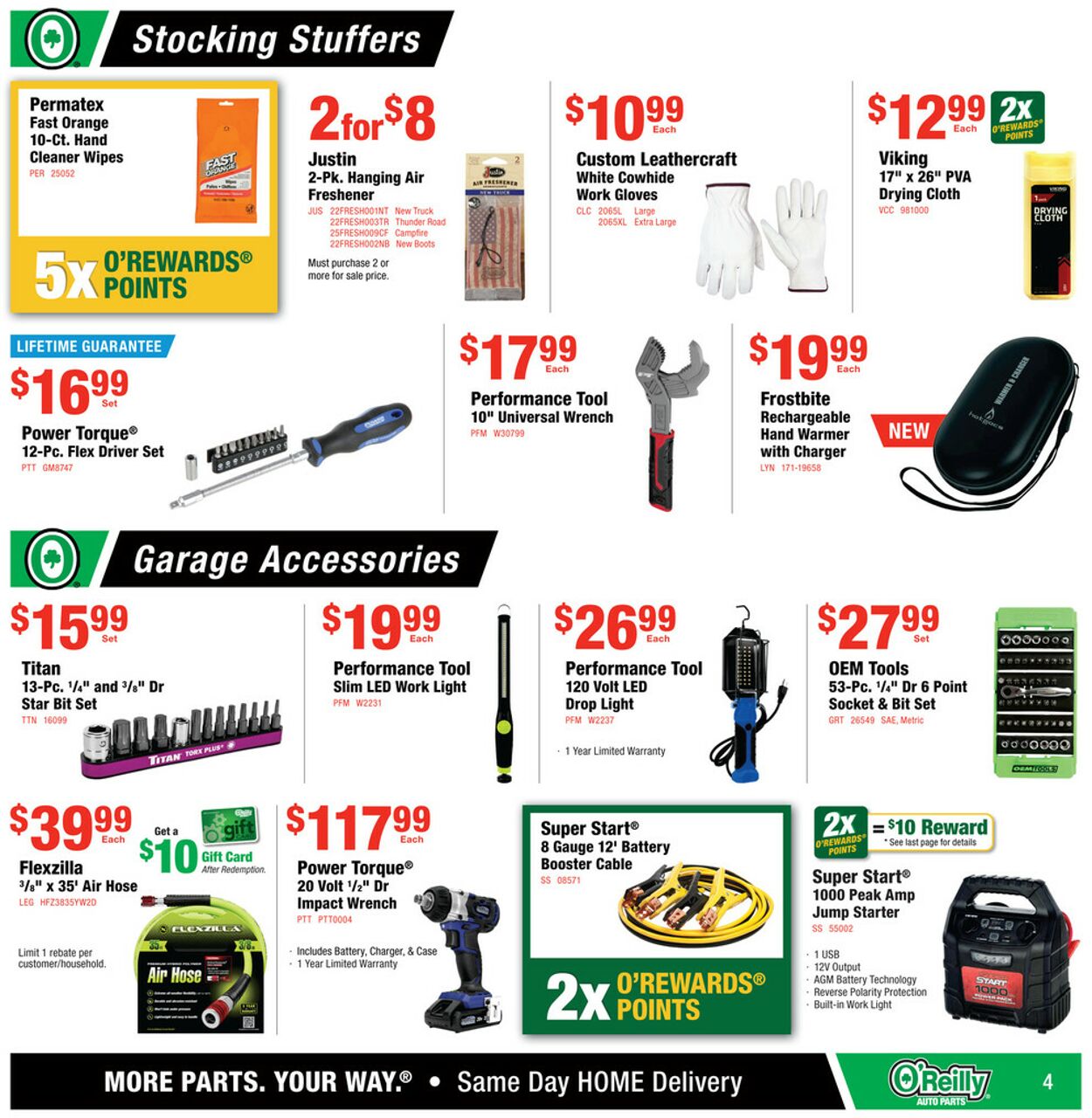 Catalogue O'Reilly Auto Parts from 11/26/2025