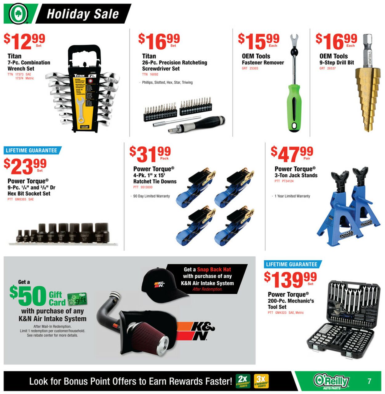 Catalogue O'Reilly Auto Parts from 11/26/2025