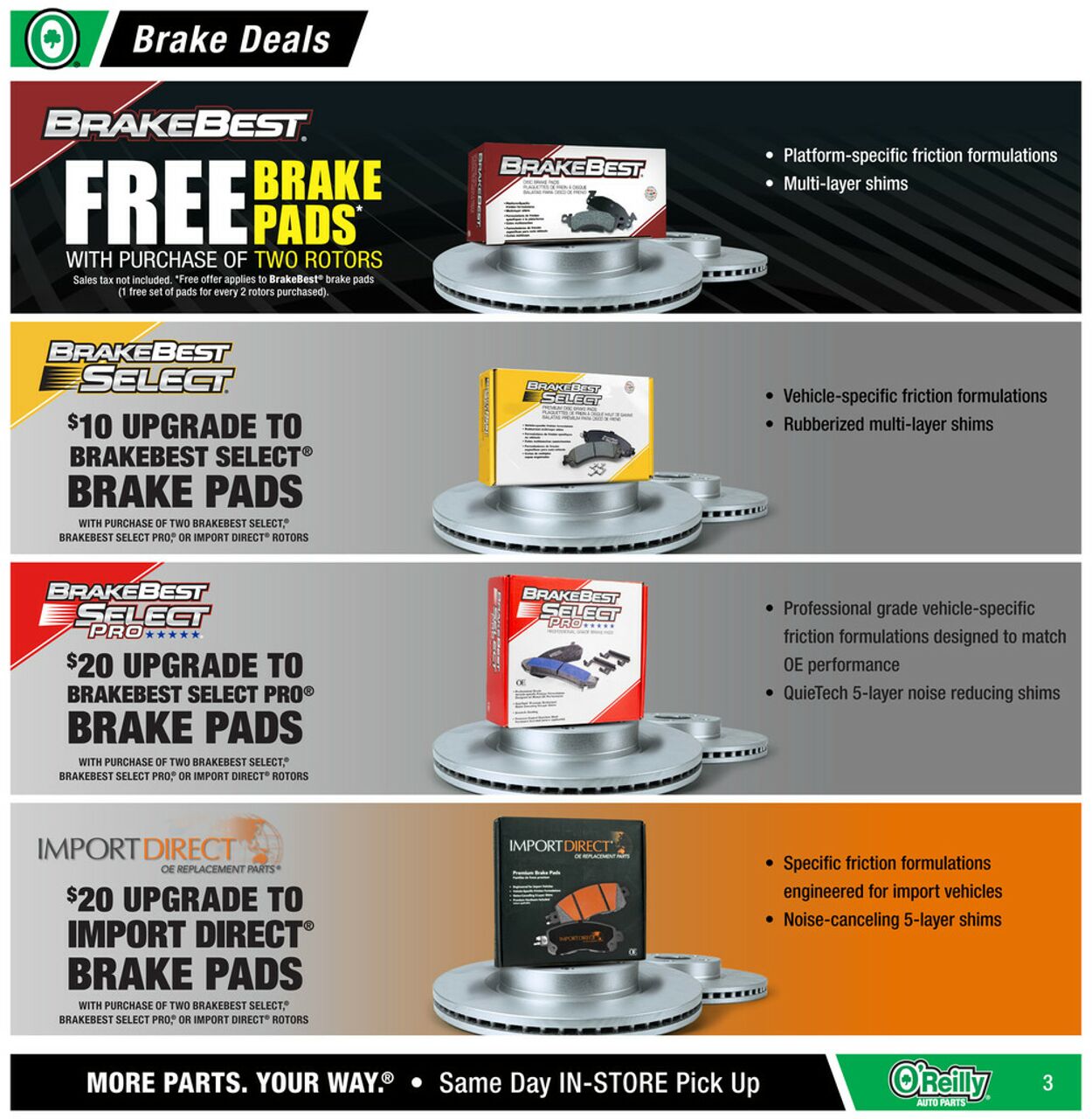 Catalogue O'Reilly Auto Parts from 11/26/2025
