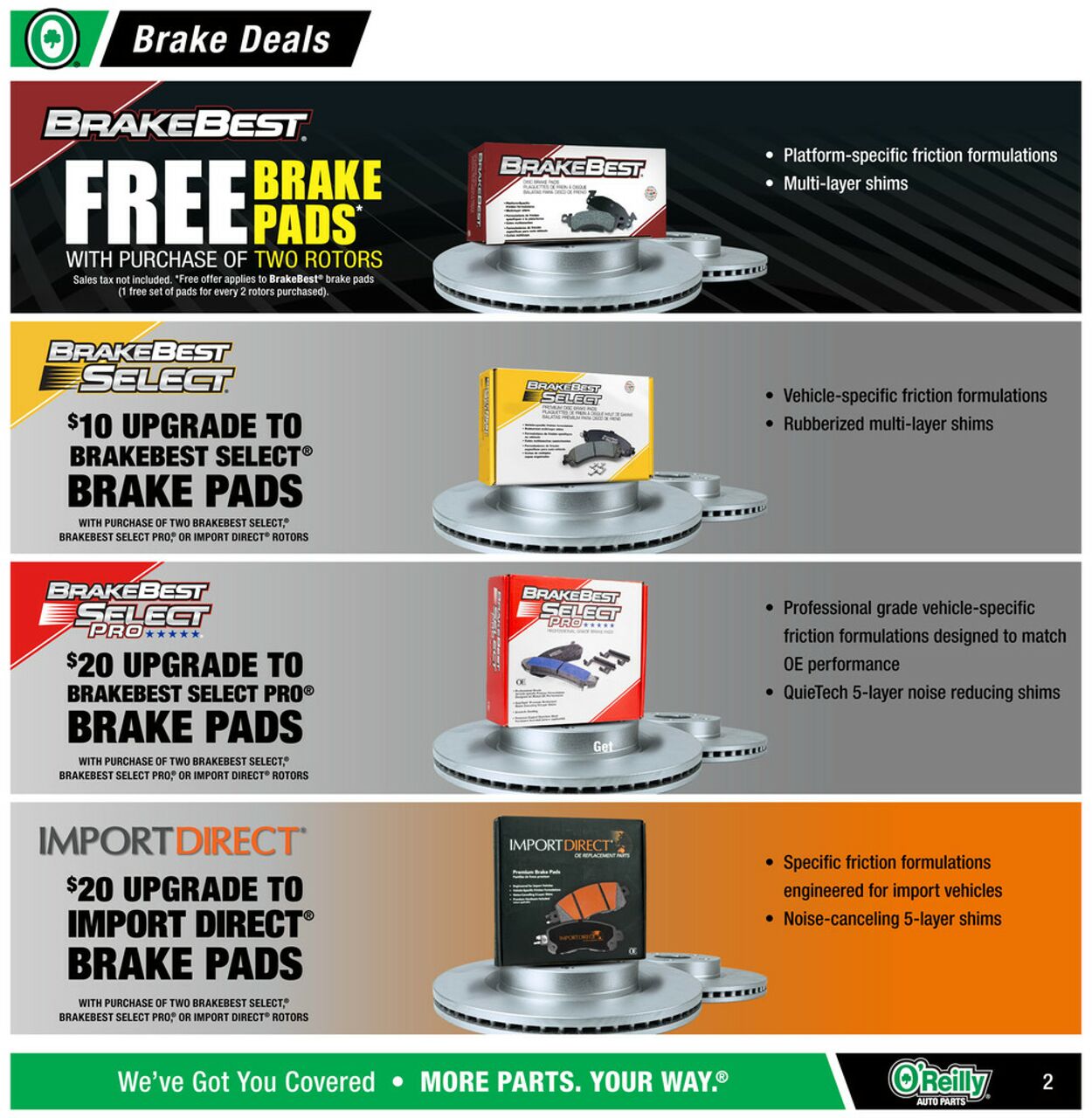 Catalogue O'Reilly Auto Parts from 03/25/2026