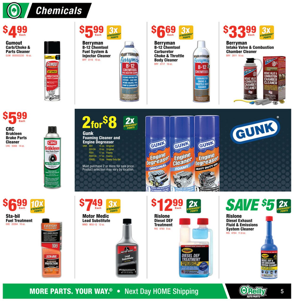 Catalogue O'Reilly Auto Parts from 03/25/2026