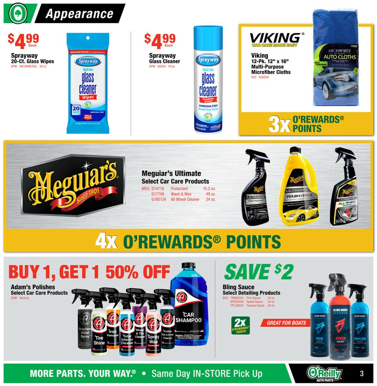 Catalogue O'Reilly Auto Parts from 04/29/2026