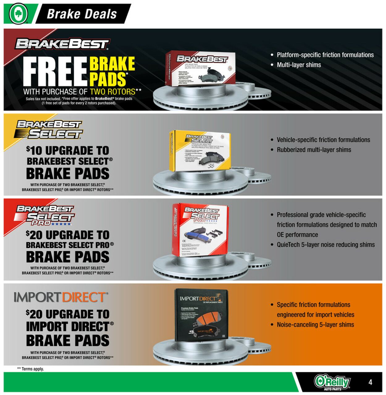 Catalogue O'Reilly Auto Parts from 04/29/2026