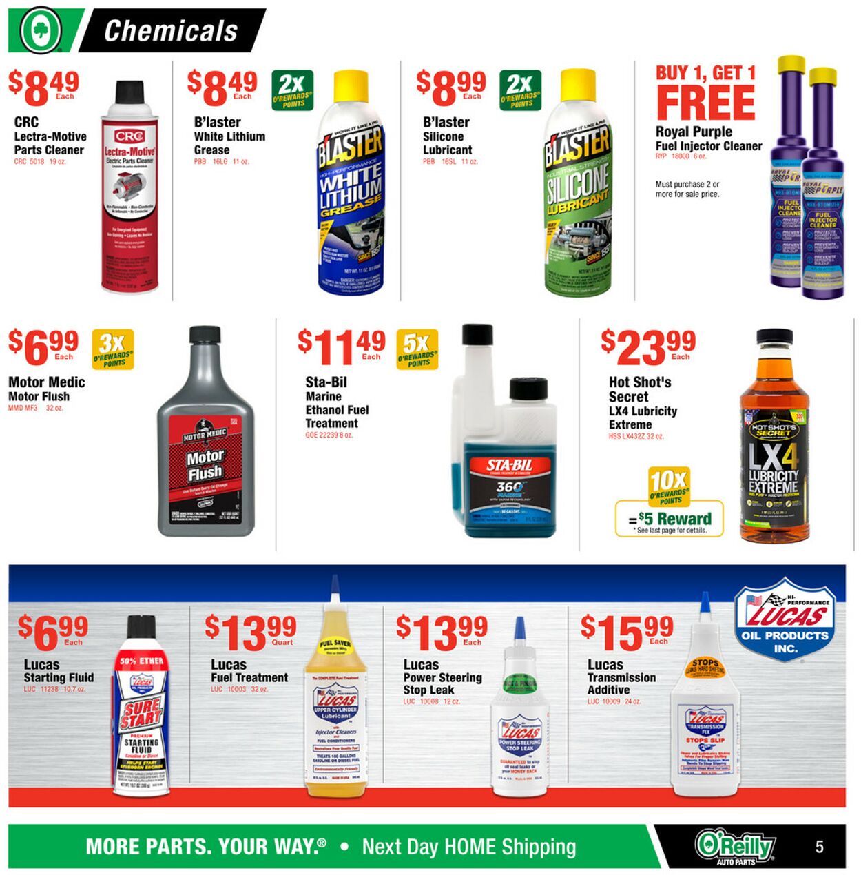 Catalogue O'Reilly Auto Parts from 04/29/2026