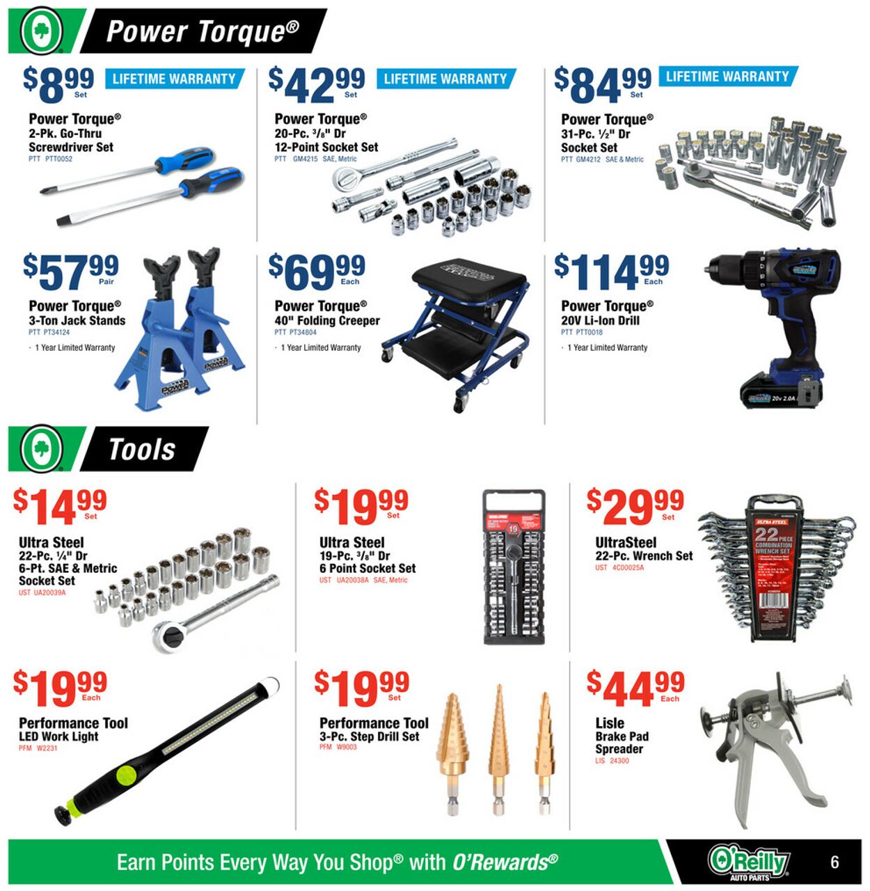 Catalogue O'Reilly Auto Parts from 04/29/2026
