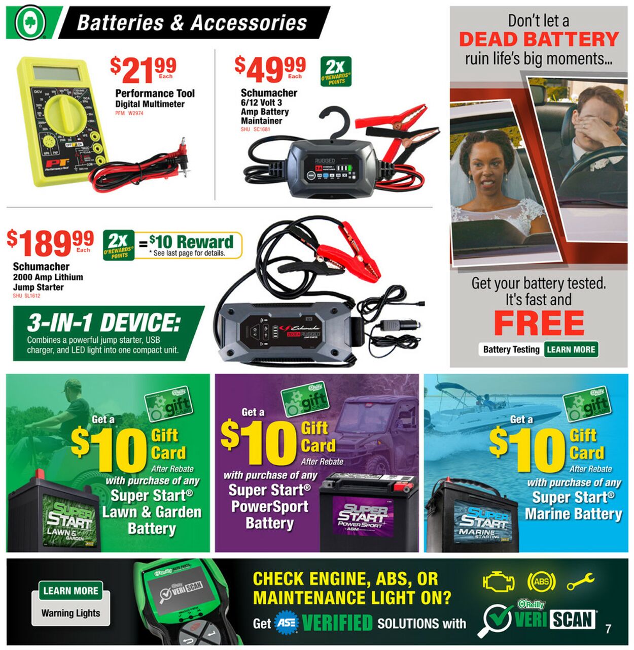 Catalogue O'Reilly Auto Parts from 04/29/2026
