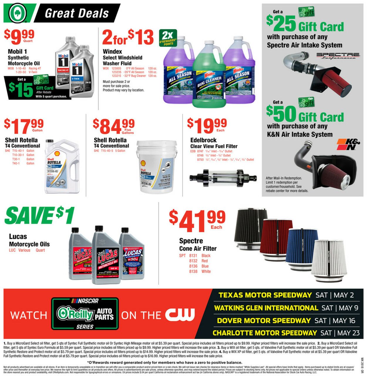 Catalogue O'Reilly Auto Parts from 04/29/2026