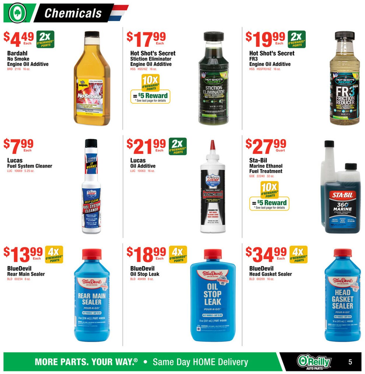 Catalogue O'Reilly Auto Parts from 05/27/2026