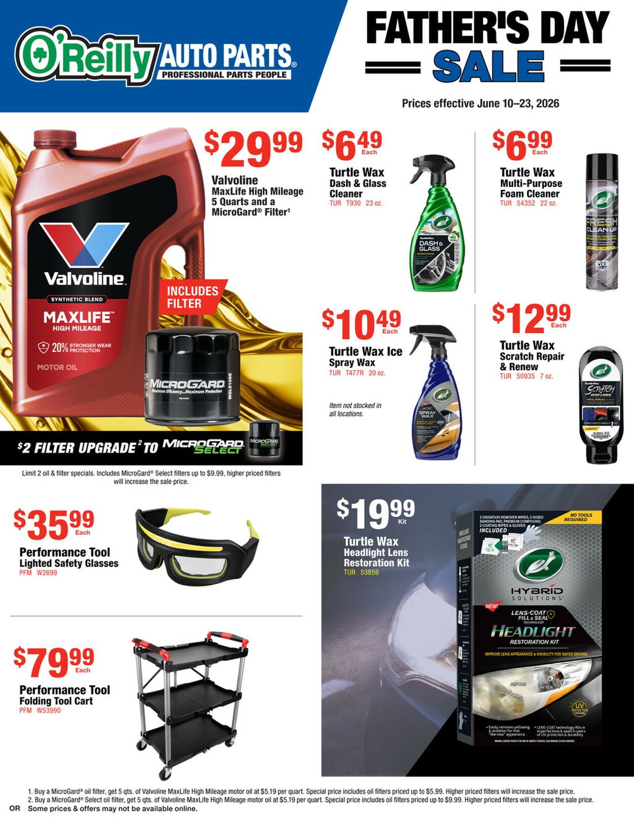 Catalogue O'Reilly Auto Parts from 06/10/2026