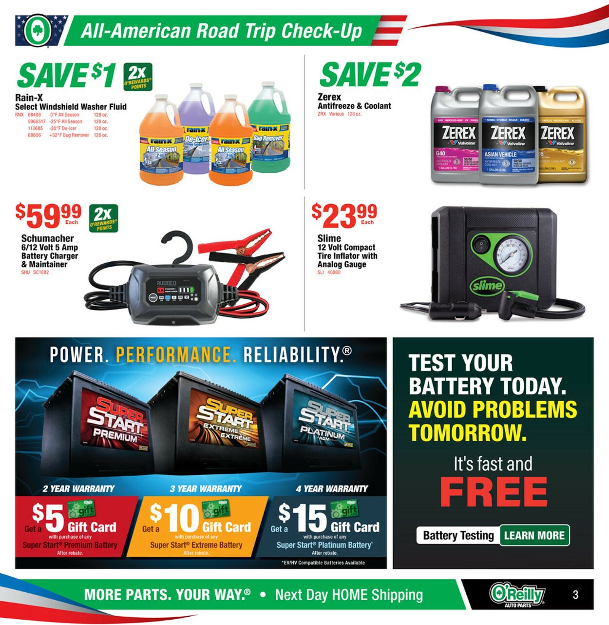 Catalogue O'Reilly Auto Parts from 06/24/2026