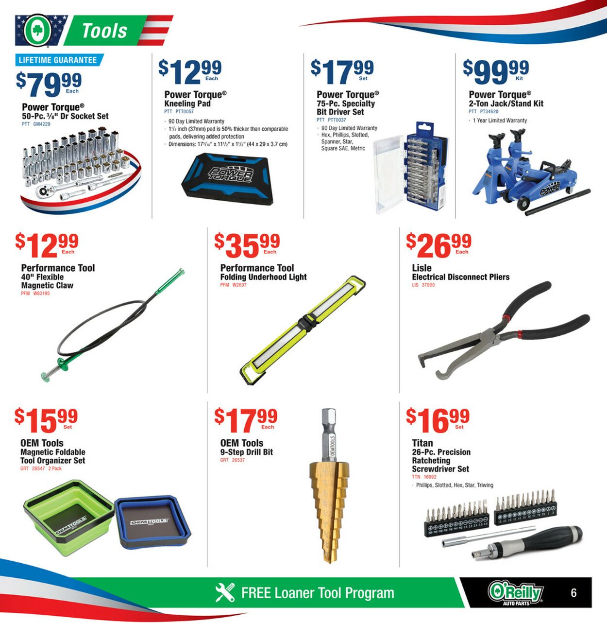 Catalogue O'Reilly Auto Parts from 06/24/2026