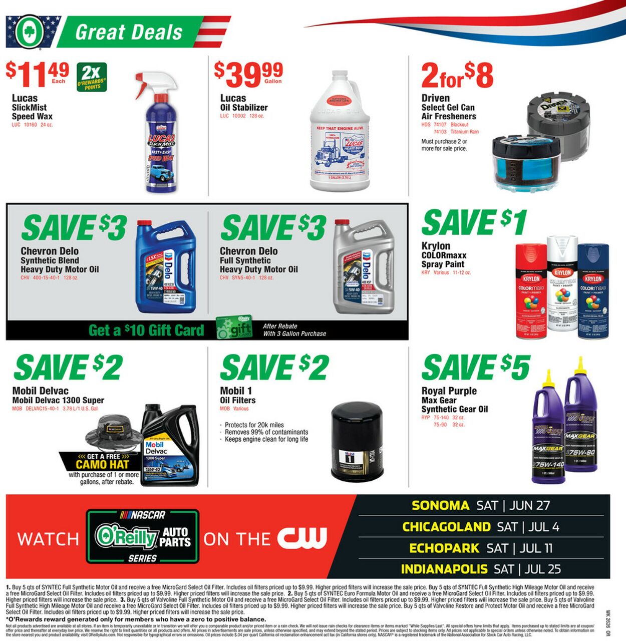 Catalogue O'Reilly Auto Parts from 06/24/2026
