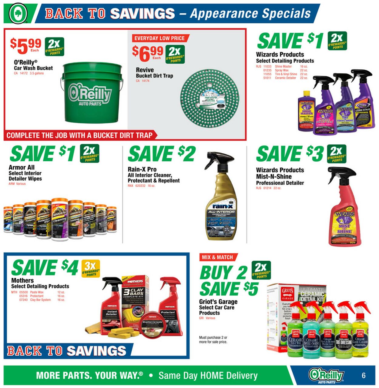 Catalogue O'Reilly Auto Parts from 07/29/2026