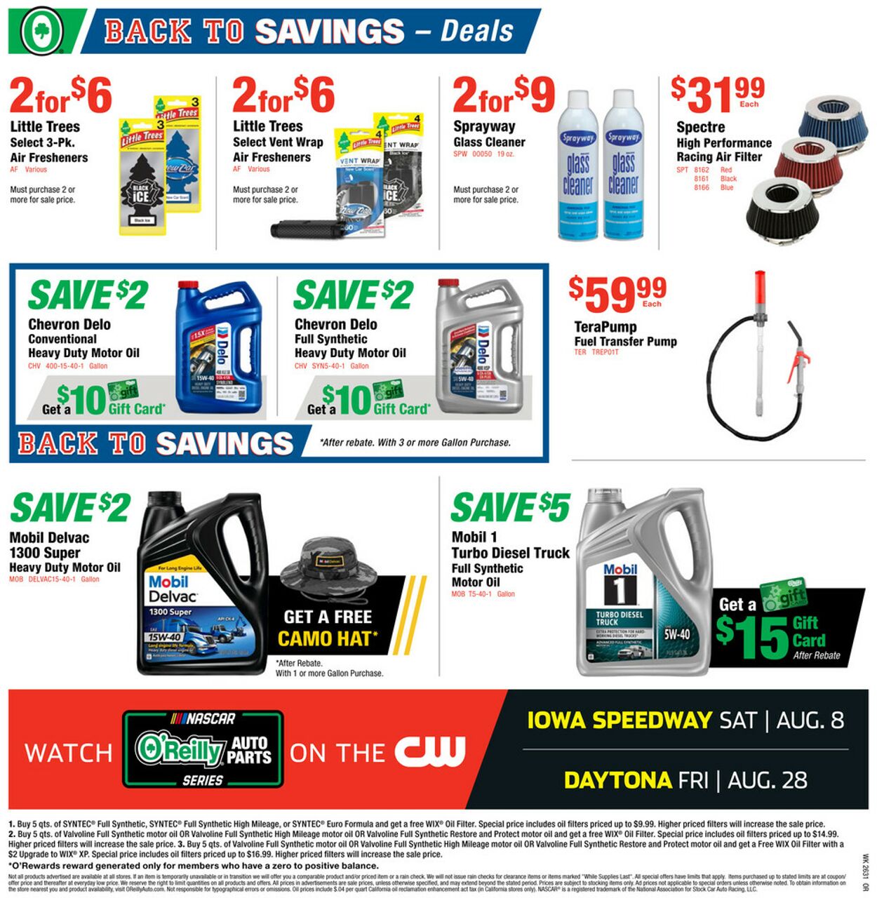 Catalogue O'Reilly Auto Parts from 07/29/2026