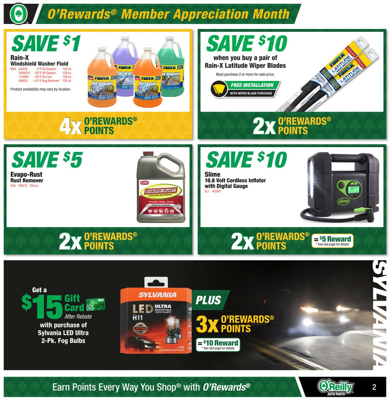 Catalogue O'Reilly Auto Parts from 08/26/2026
