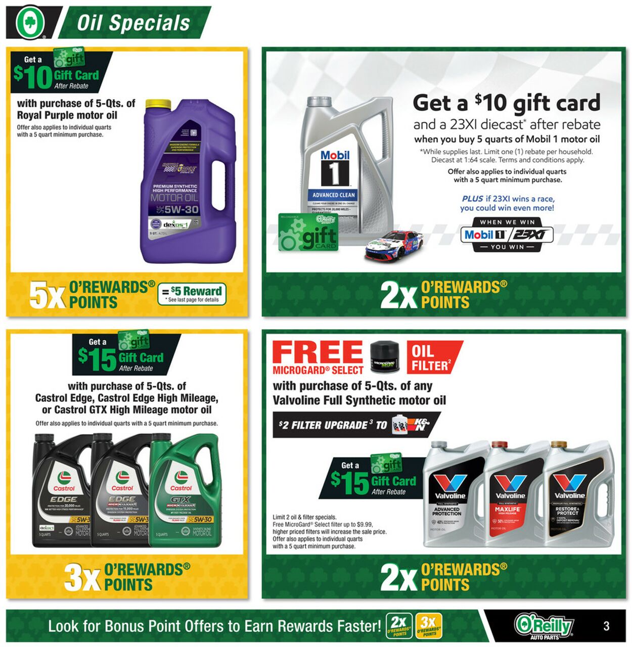 Catalogue O'Reilly Auto Parts from 08/26/2026