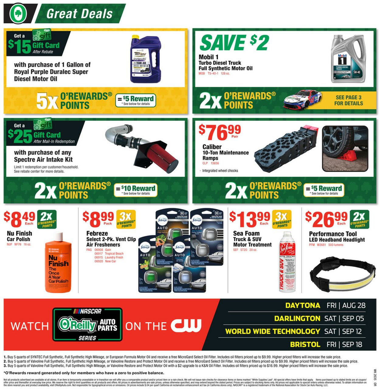 Catalogue O'Reilly Auto Parts from 08/26/2026