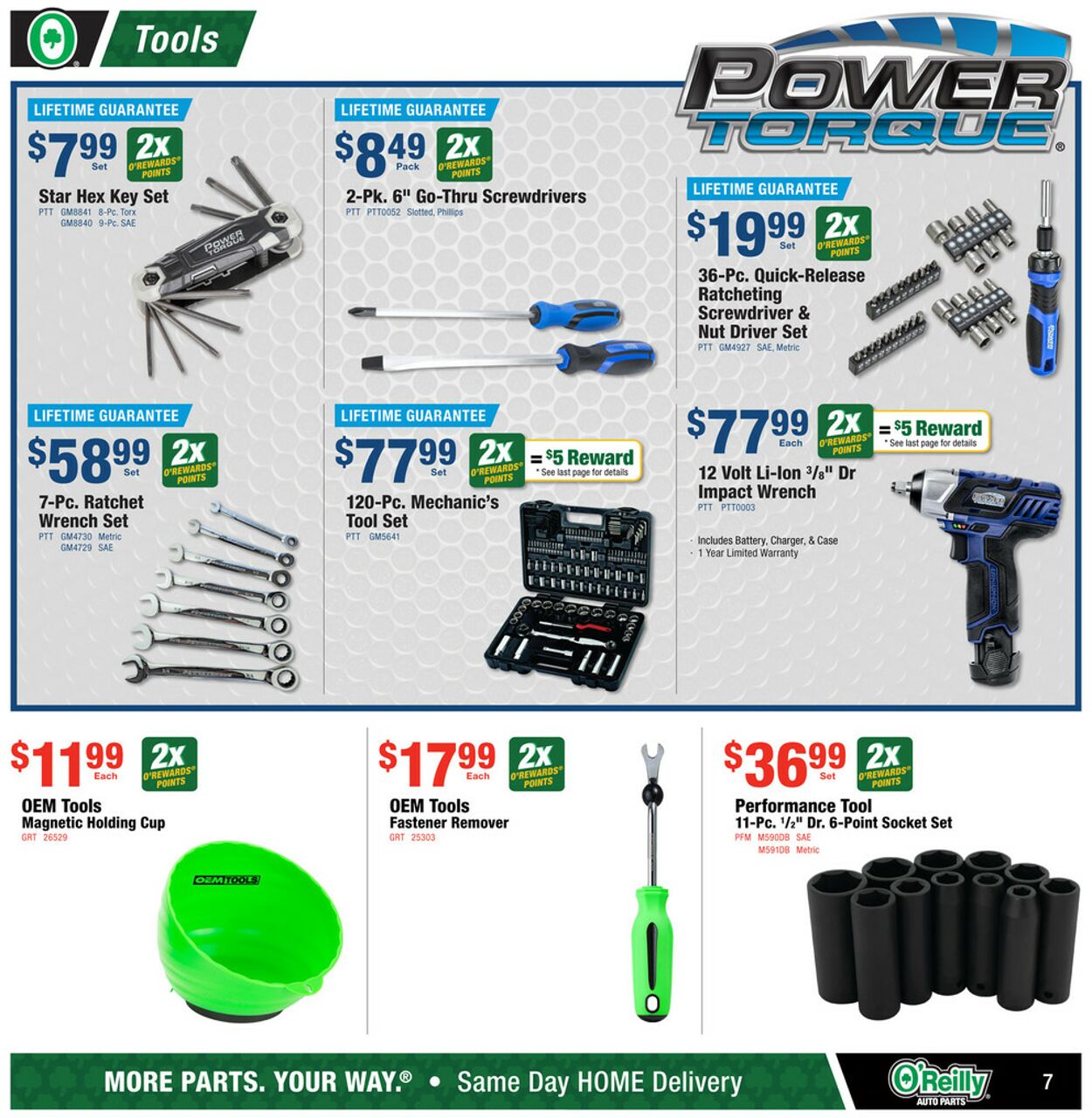 Catalogue O'Reilly Auto Parts from 08/26/2026