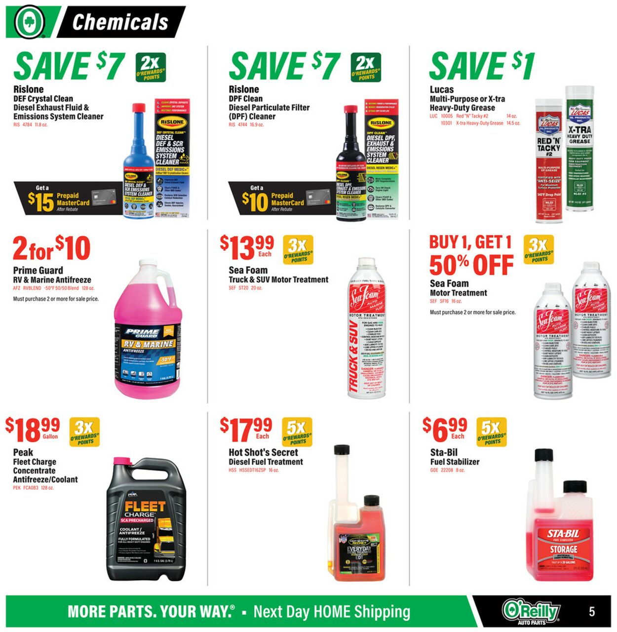 Catalogue O'Reilly Auto Parts from 09/30/2026