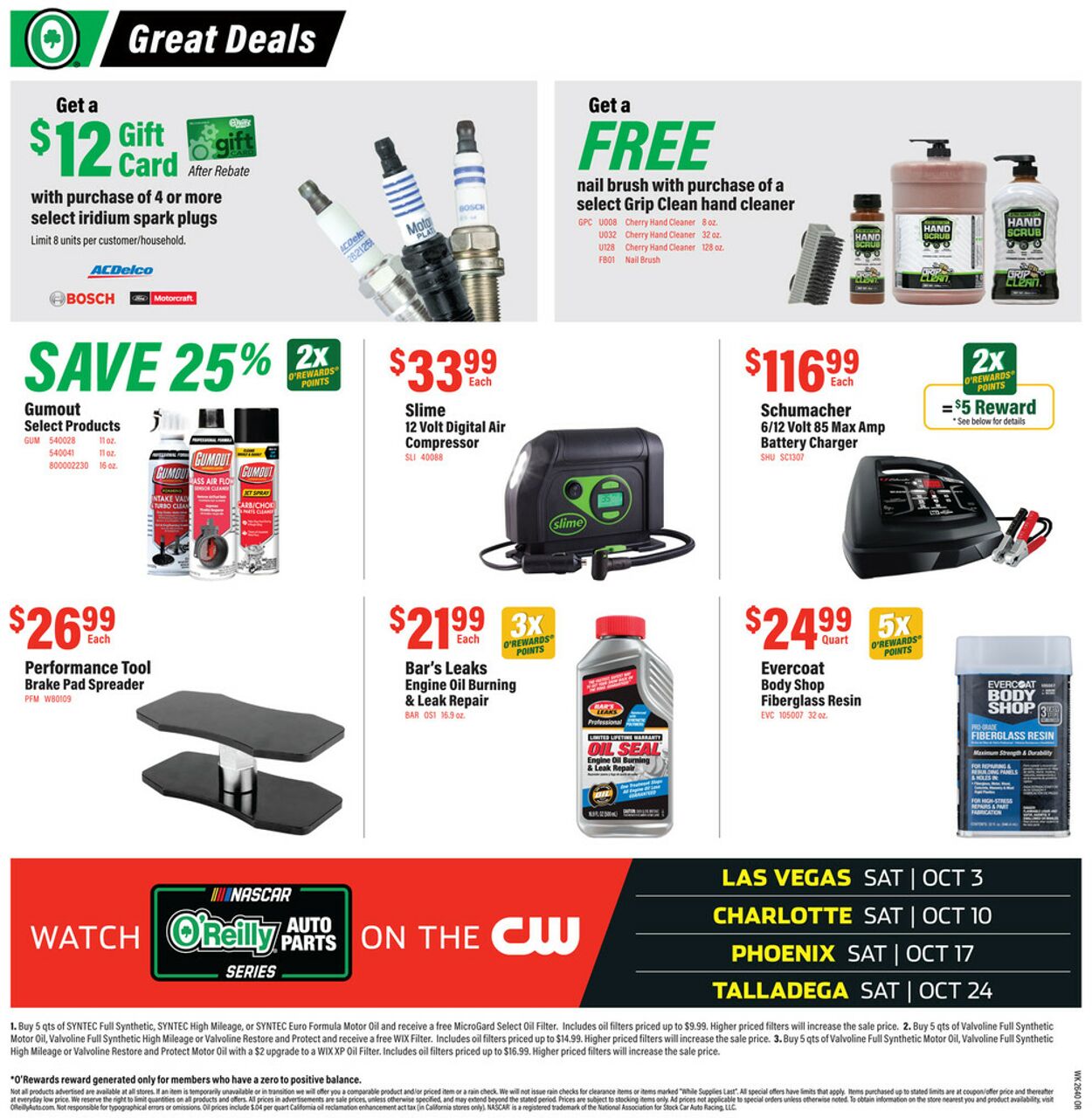 Catalogue O'Reilly Auto Parts from 09/30/2026