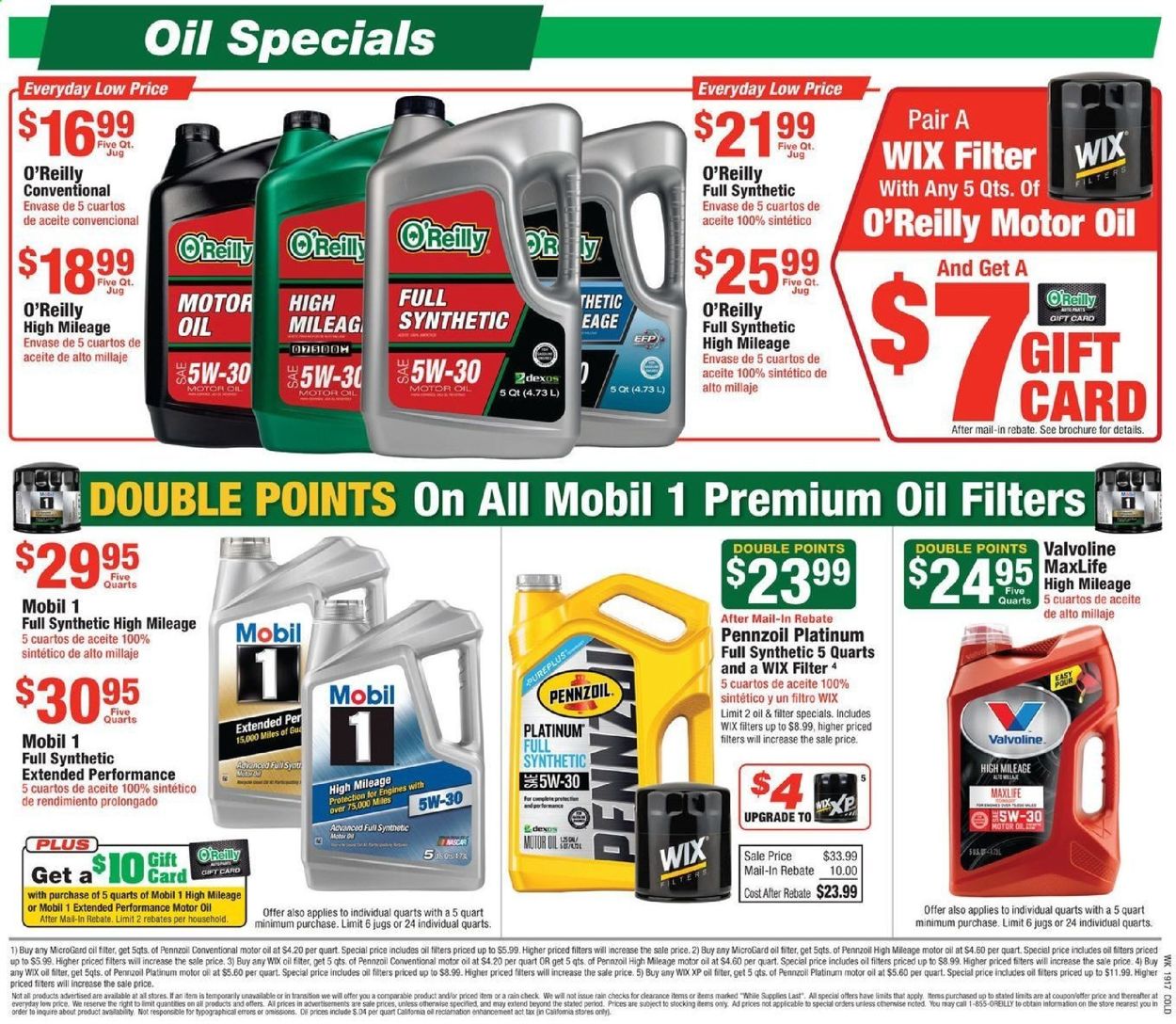 Catalogue O'Reilly Auto Parts from 04/24/2019