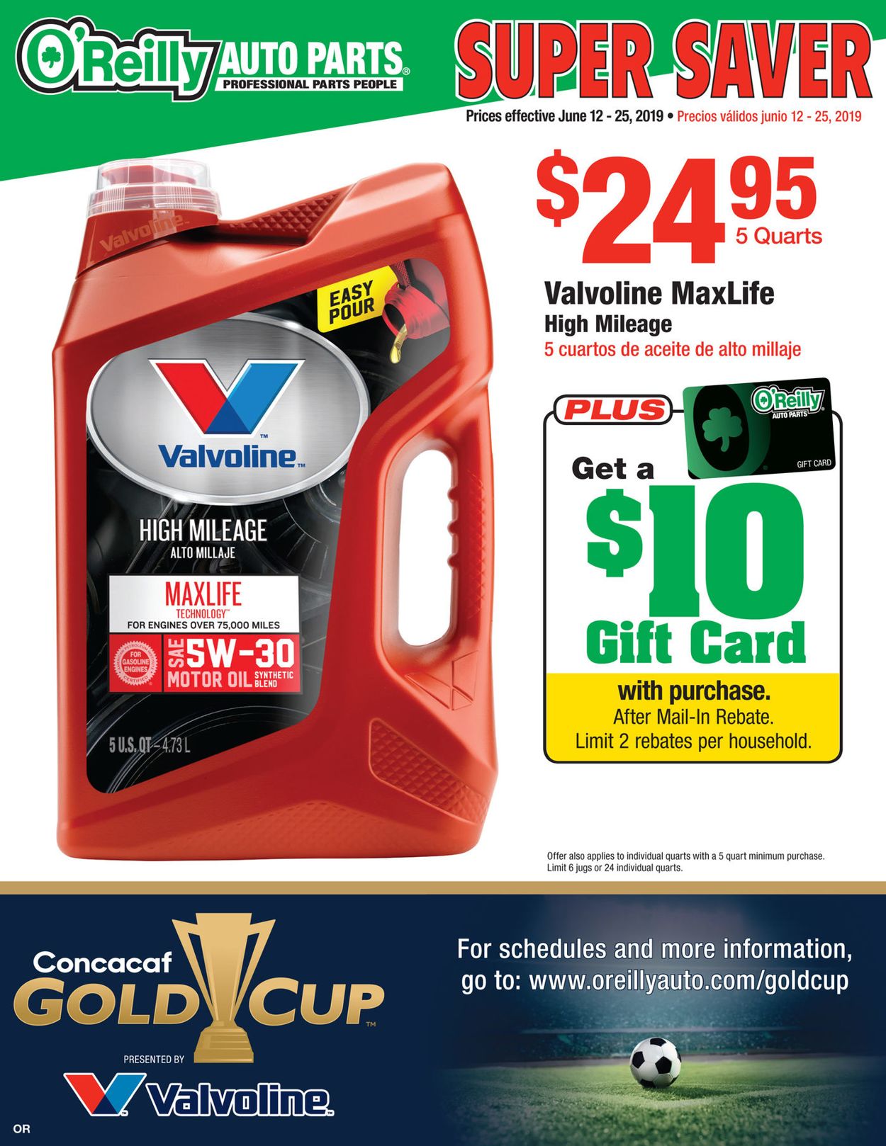 Catalogue O'Reilly Auto Parts from 06/12/2019