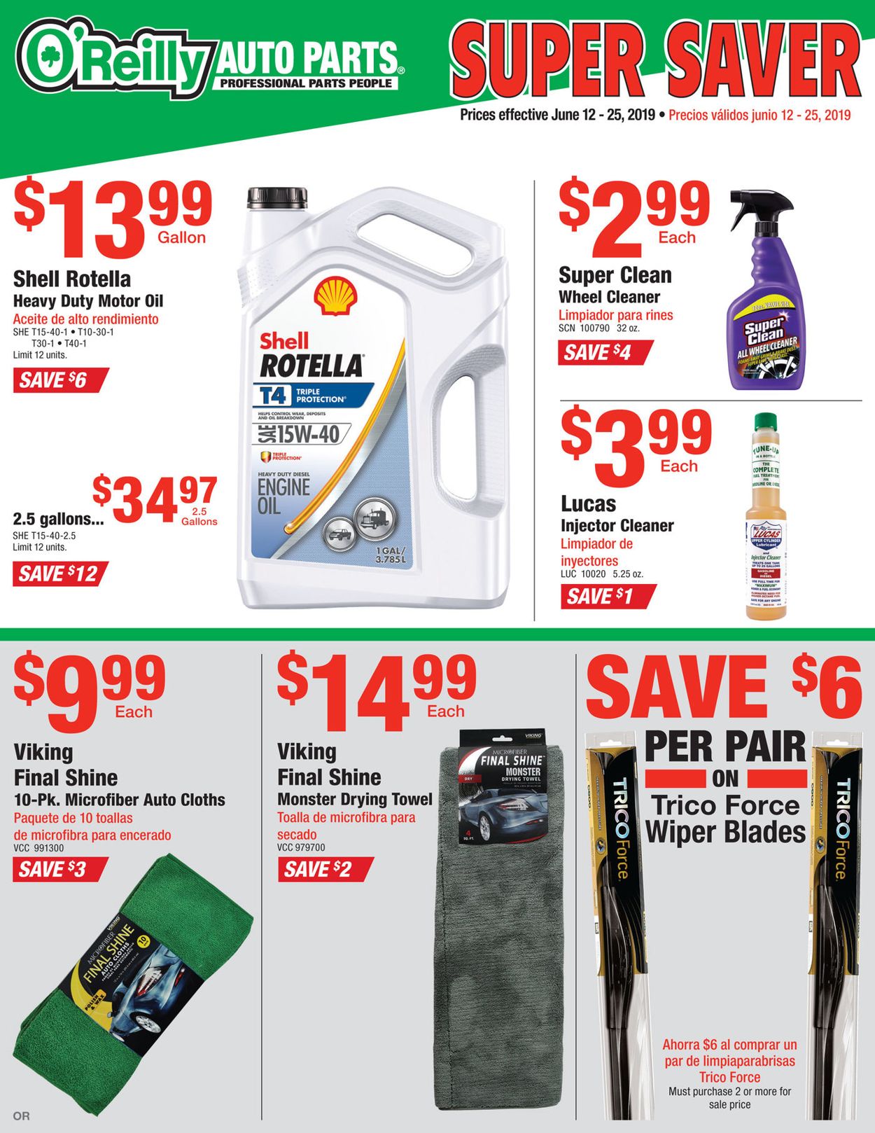 Catalogue O'Reilly Auto Parts from 06/12/2019
