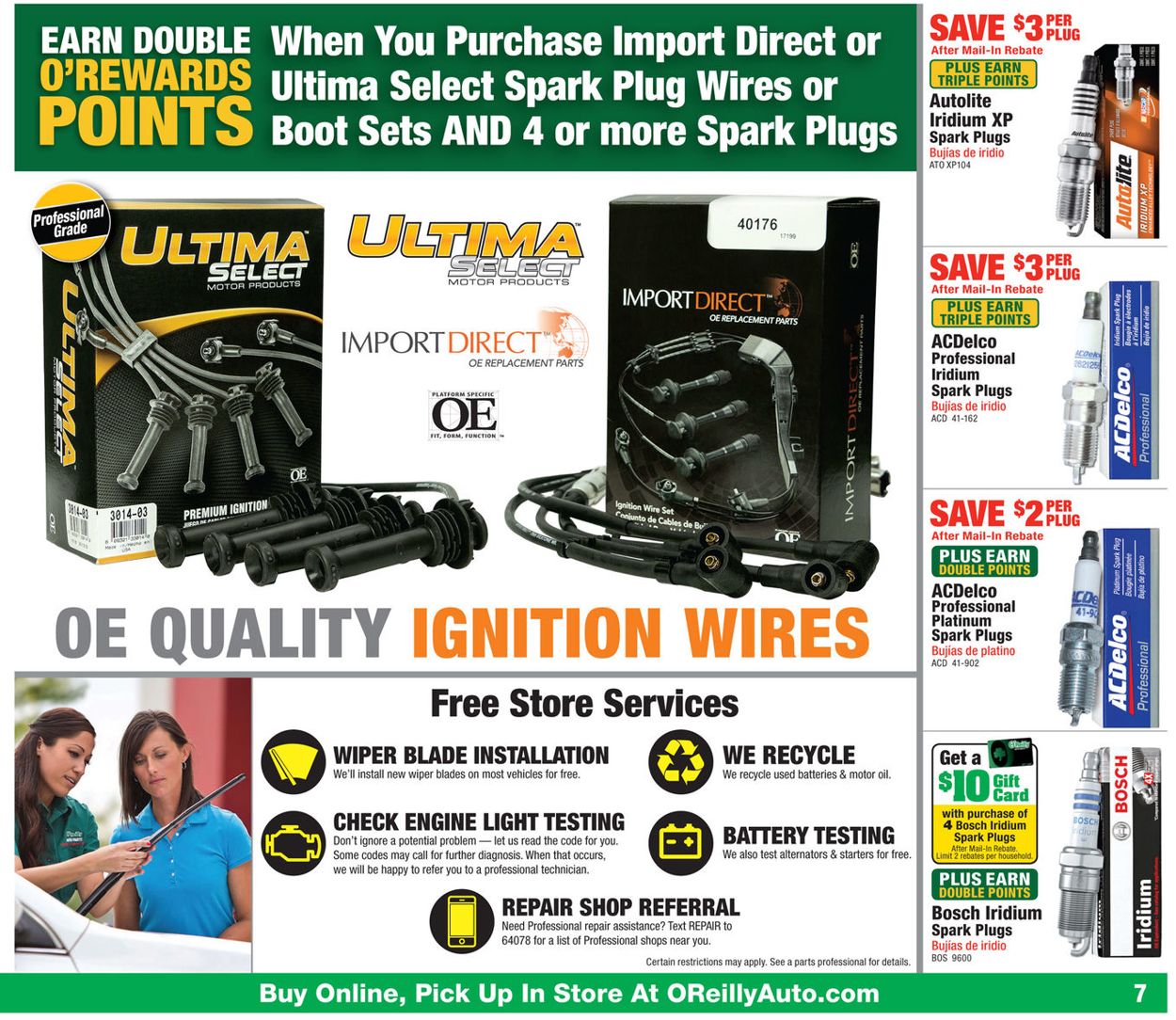 Catalogue O'Reilly Auto Parts from 08/28/2019
