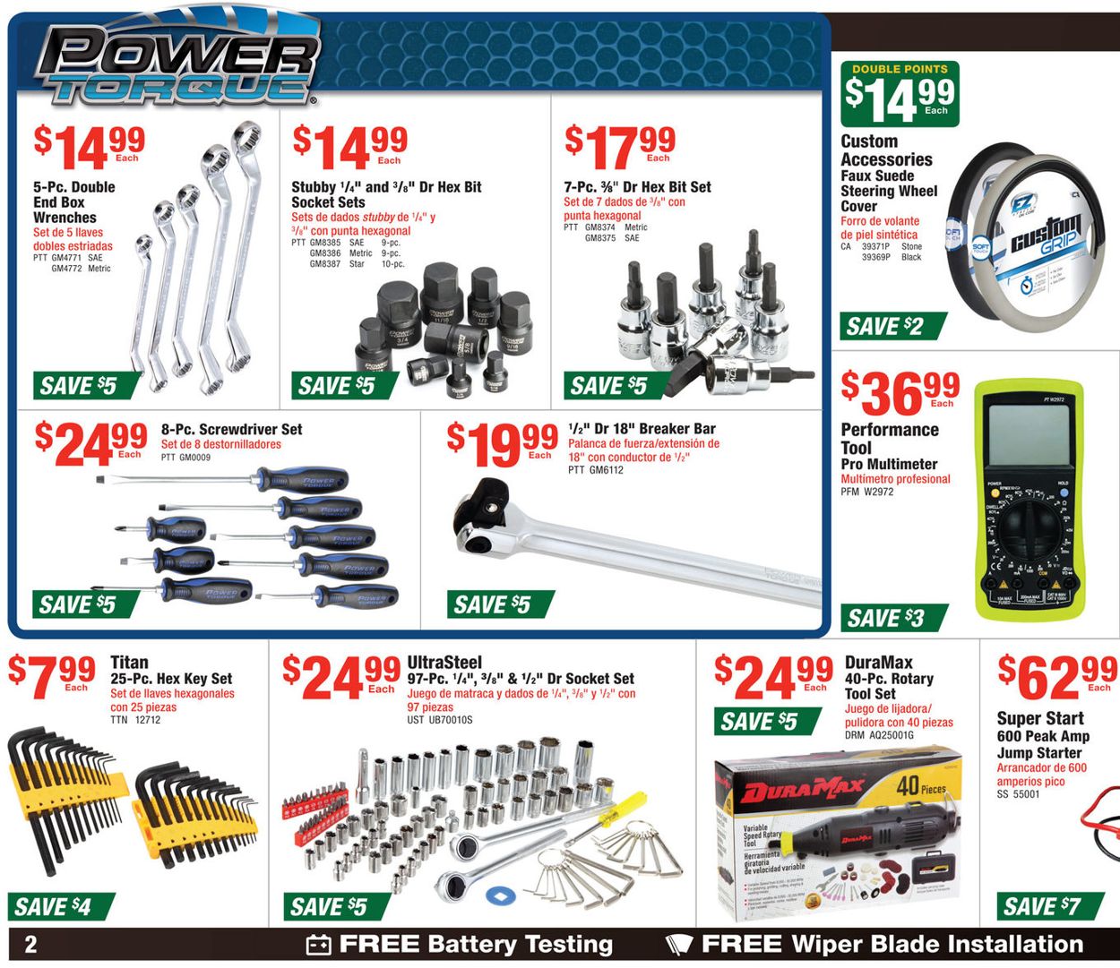 Catalogue O'Reilly Auto Parts - Black Friday Sale Ad 2019 from 11/28/2019