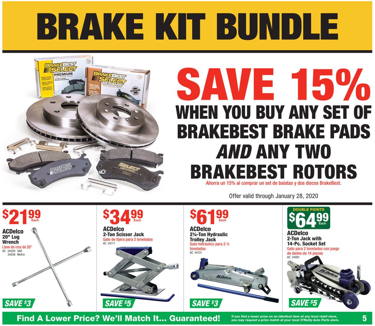Catalogue O'Reilly Auto Parts from 12/25/2019