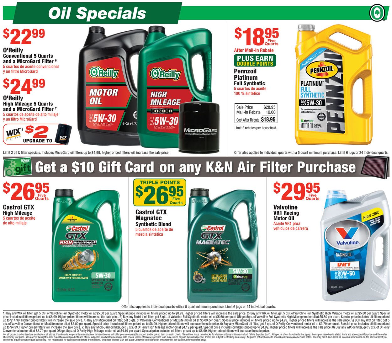 Catalogue O'Reilly Auto Parts from 03/25/2020