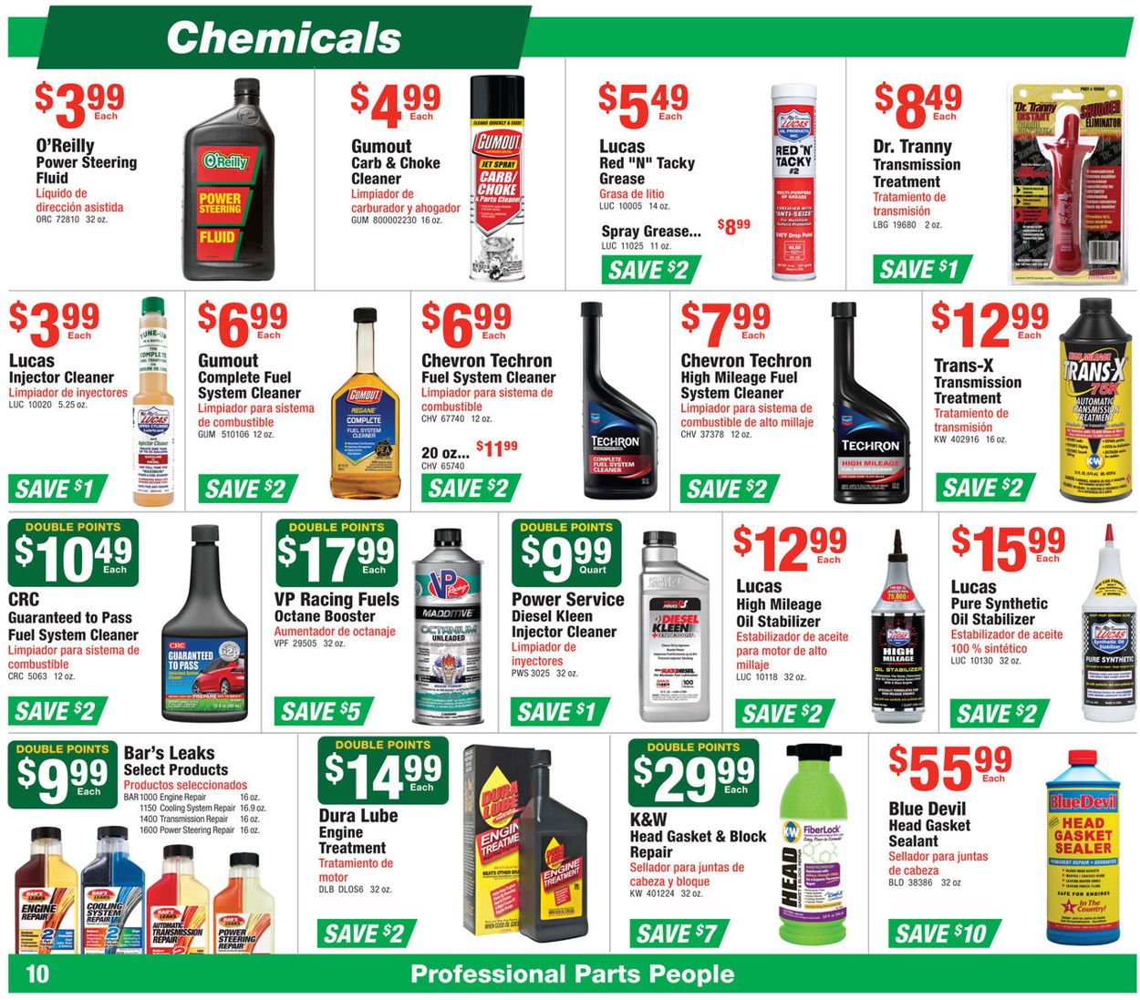 Catalogue O'Reilly Auto Parts from 07/29/2020