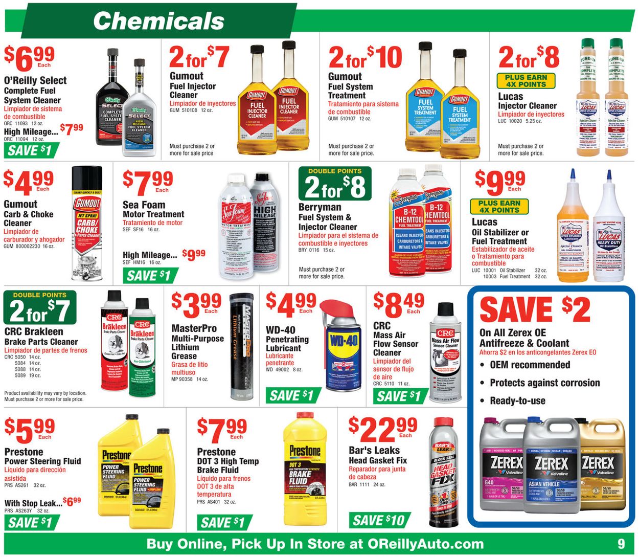 Catalogue O'Reilly Auto Parts from 09/30/2020