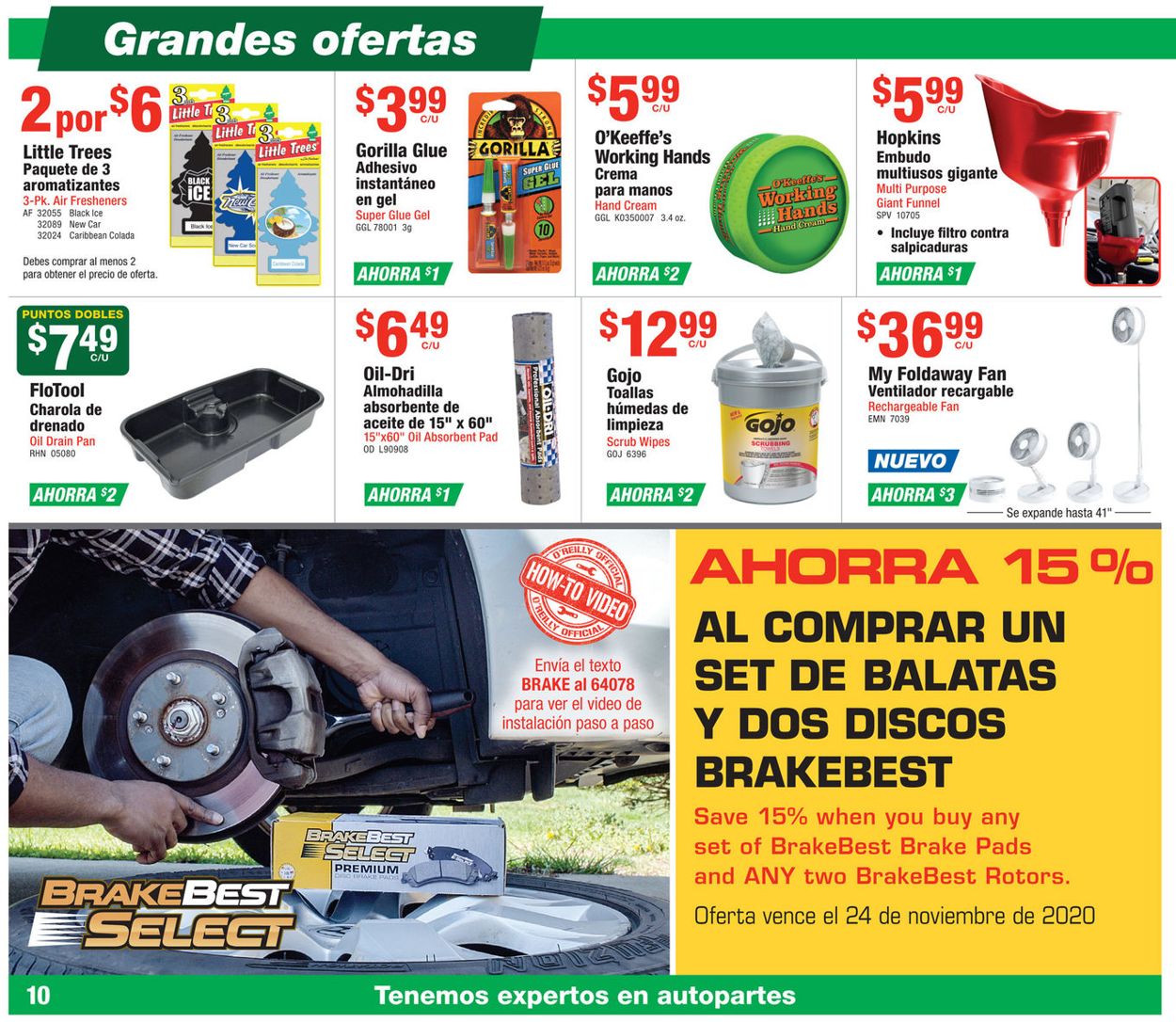 Catalogue O'Reilly Auto Parts from 10/28/2020