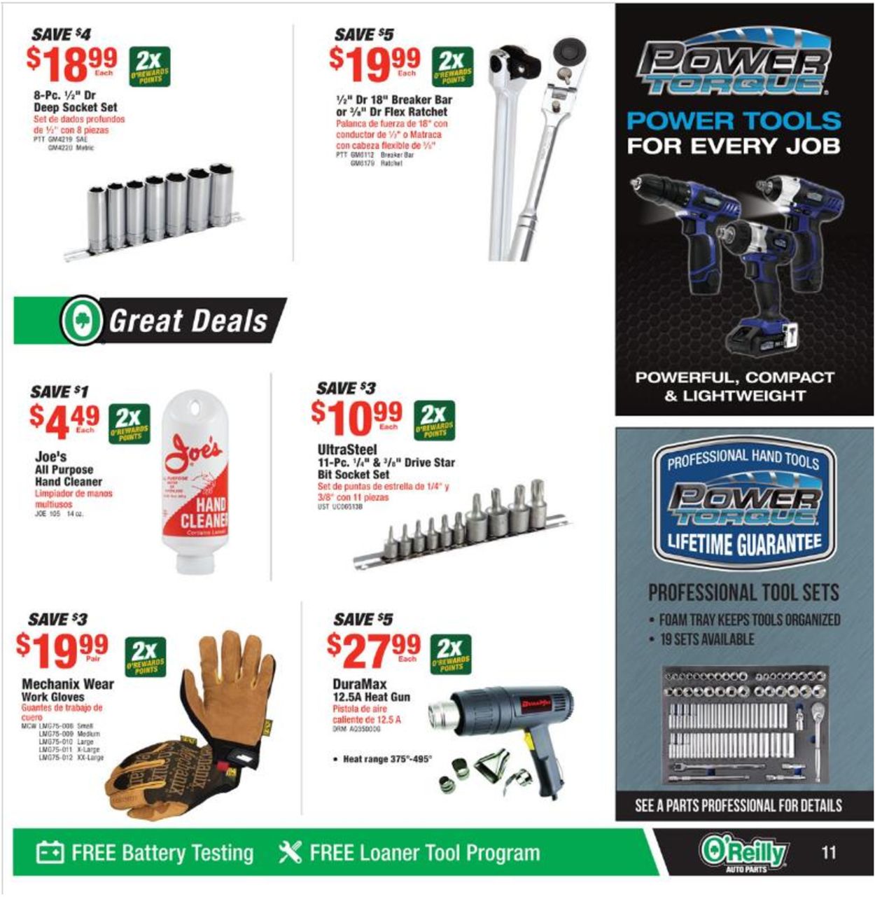 Catalogue O'Reilly Auto Parts from 01/27/2021