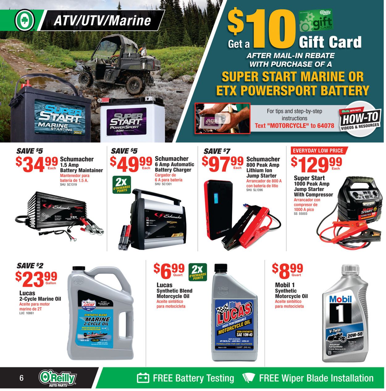 Catalogue O'Reilly Auto Parts from 04/28/2021