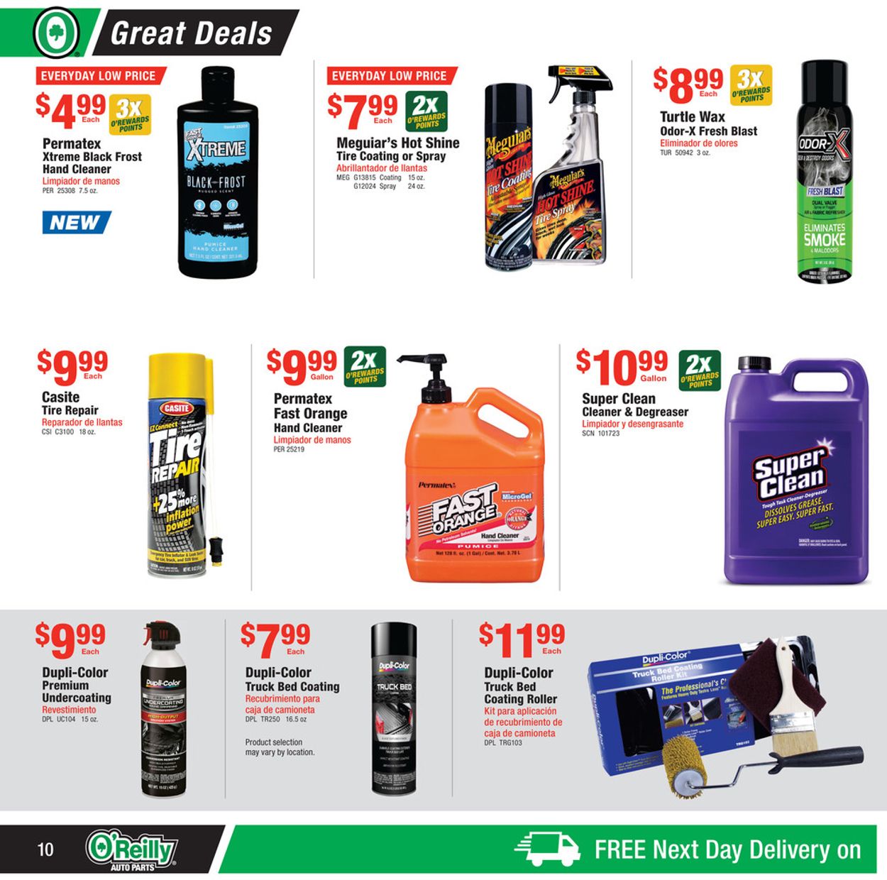 Catalogue O'Reilly Auto Parts from 09/29/2021