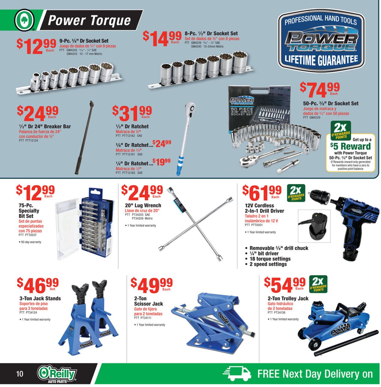 Catalogue O'Reilly Auto Parts from 10/27/2021