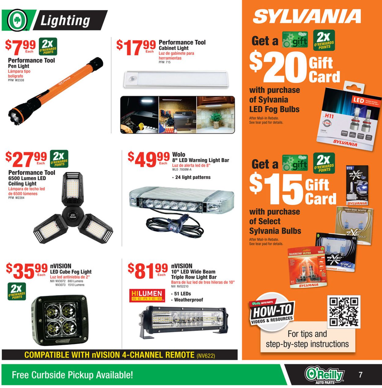 Catalogue O'Reilly Auto Parts HOLIDAY 2021 from 11/24/2021