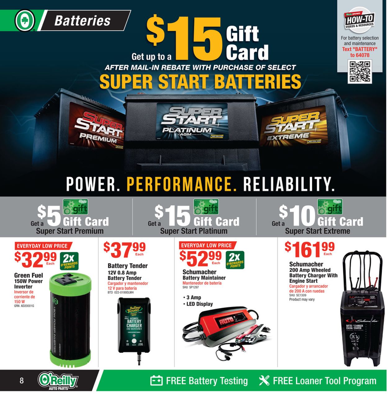 Catalogue O'Reilly Auto Parts from 05/25/2022