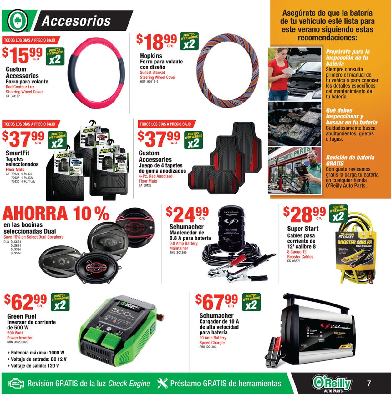 Catalogue O'Reilly Auto Parts from 06/29/2022