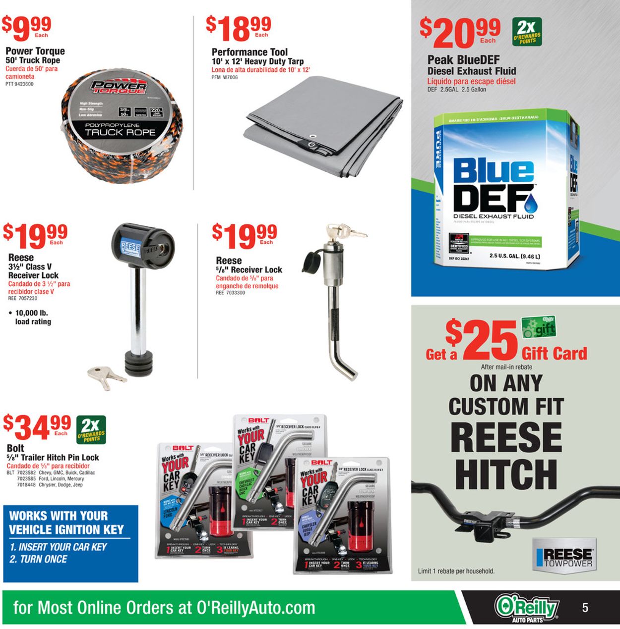 Catalogue O'Reilly Auto Parts from 07/27/2022