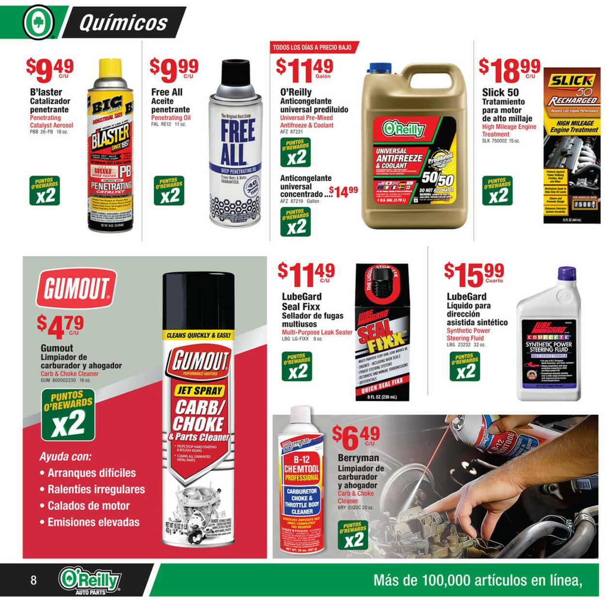 Catalogue O'Reilly Auto Parts from 08/31/2022