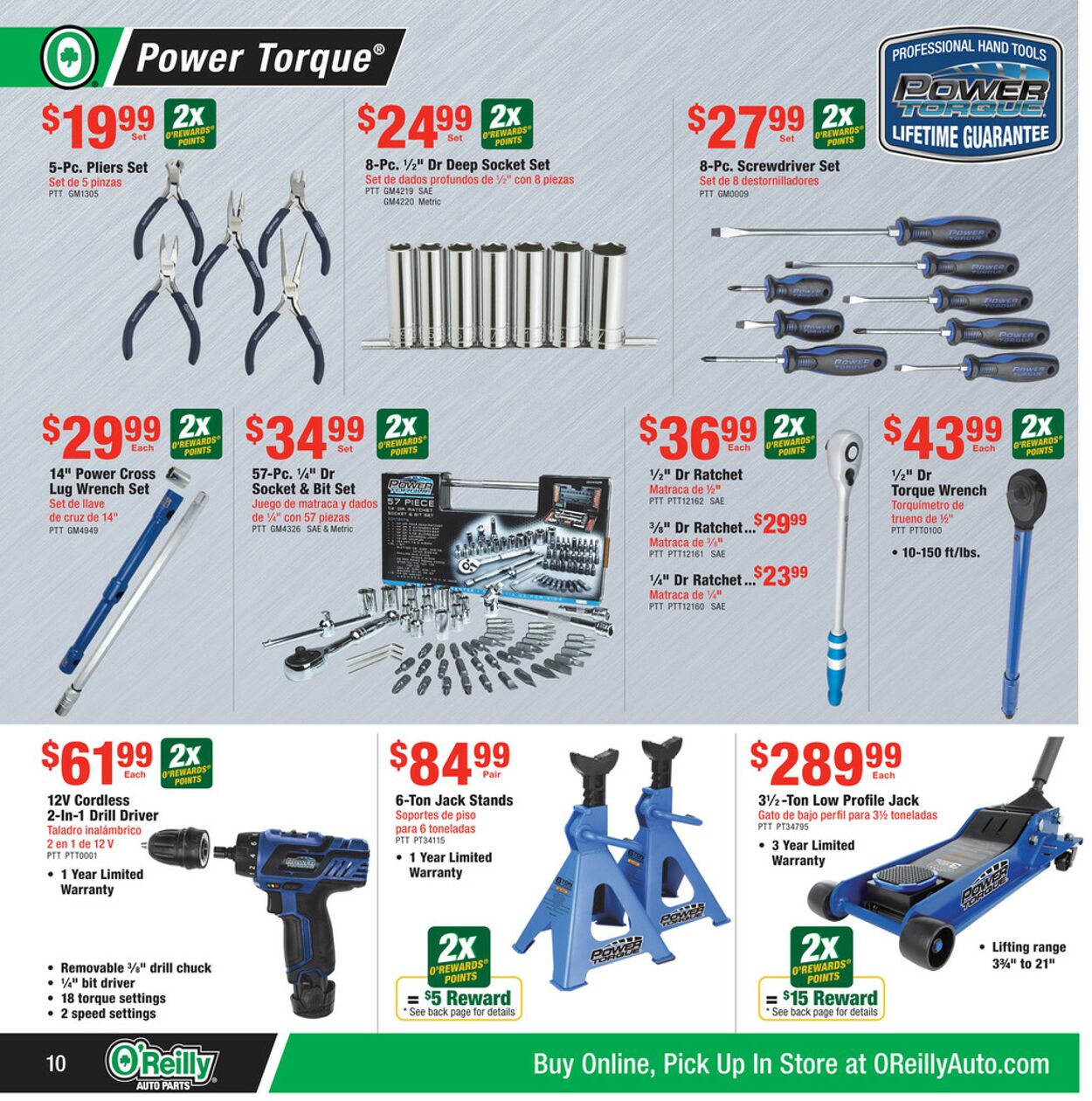 Catalogue O'Reilly Auto Parts from 01/25/2023