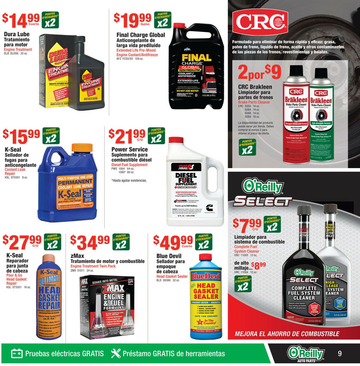 Catalogue O'Reilly Auto Parts from 01/25/2023