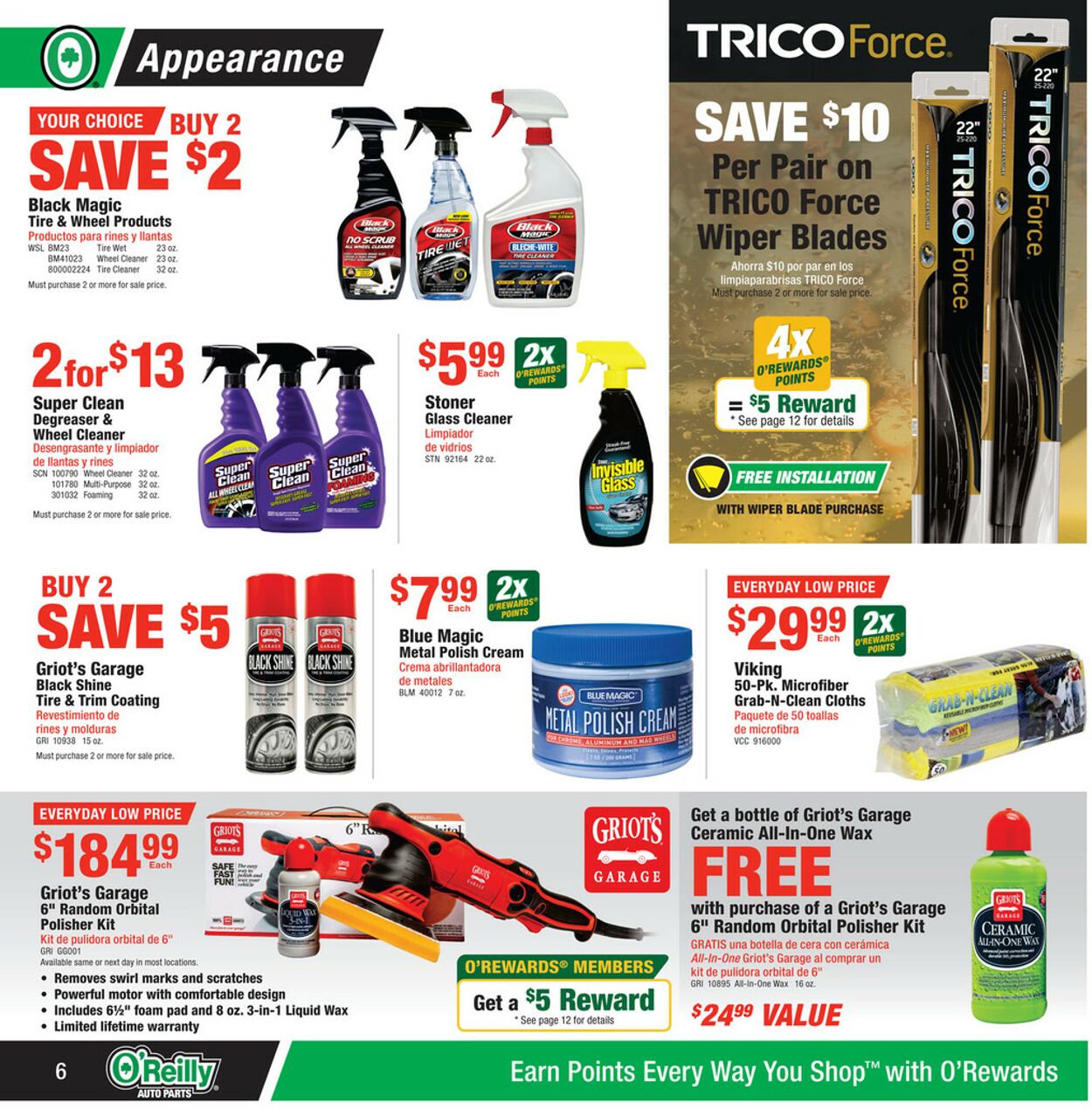 Catalogue O'Reilly Auto Parts from 03/29/2023